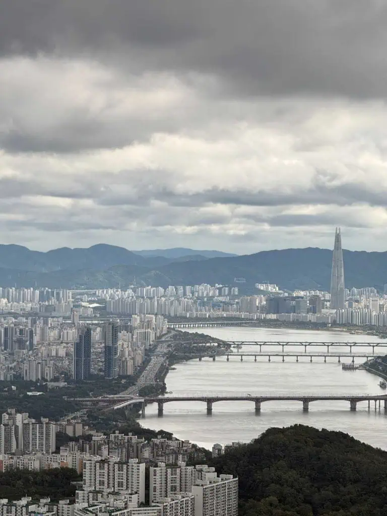 6 Days in Seoul: Royal Palaces, Korean BBQ, Hanbok, and the Unforgettable DMZ 16 Seoul Tower View of Lotte Tower