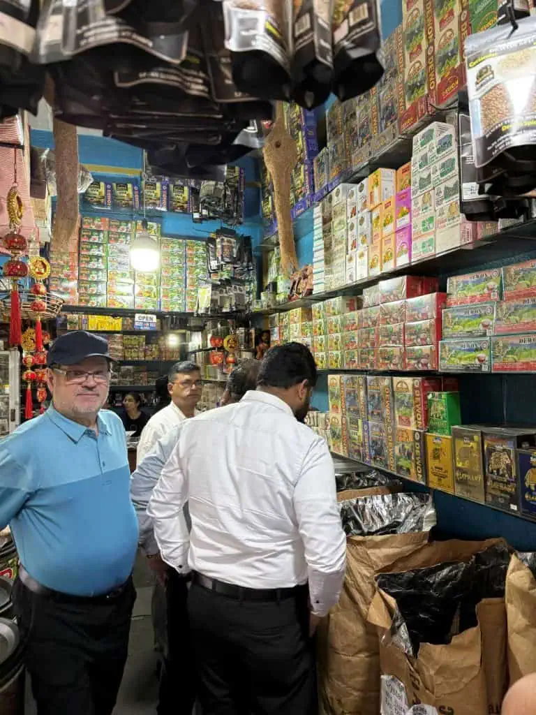 1 Day in Port: Colombo, Sri Lanka – Fishing Villages, sacred Buddhist Temples, Life In And Beyond the Capital 6 Spice Market In Negombo Filled floor to ceiling with colorful boxes of spices and teas