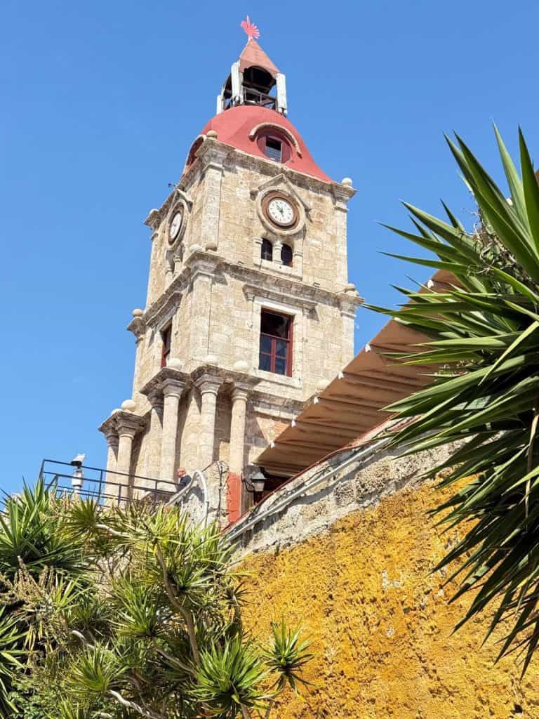 1 Day in Port: Exploring Rhodes Old Town on Foot – A Perfect Self-Guided Walk 4 Clock Tower