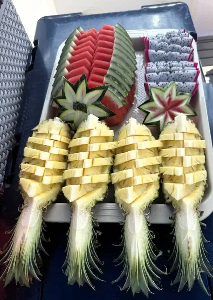 1 Day in Port: Phuket – A Private Phang Nga Bay Tour By Speedboat 14 Fruit on the Boat
