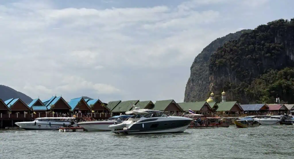 1 Day in Port: Phuket – A Private Phang Nga Bay Tour By Speedboat 11 Koh Panyee From The Water