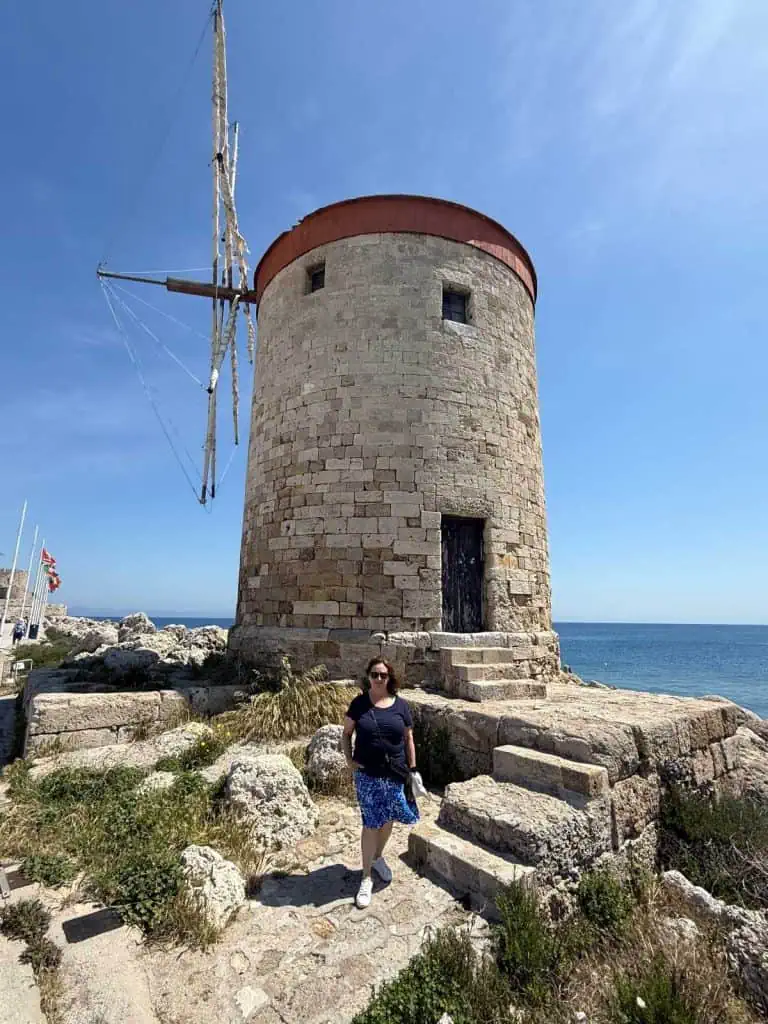 1 Day in Port: Exploring Rhodes Old Town on Foot – A Perfect Self-Guided Walk 7 Mandraki Windmills