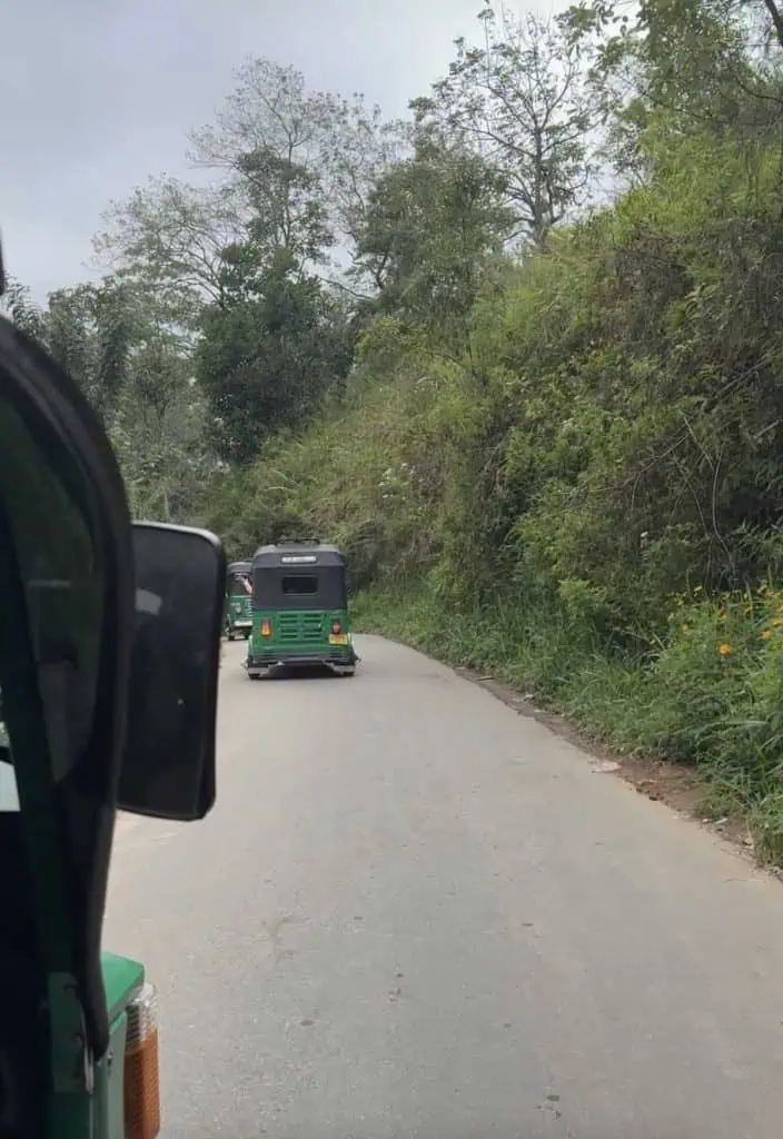 1 Day in Port Hambantota, Sri Lanka: Buduruwagala Temple, Nine Arch Bridge & Ravana Falls 8 Tuk Tuk Ride
